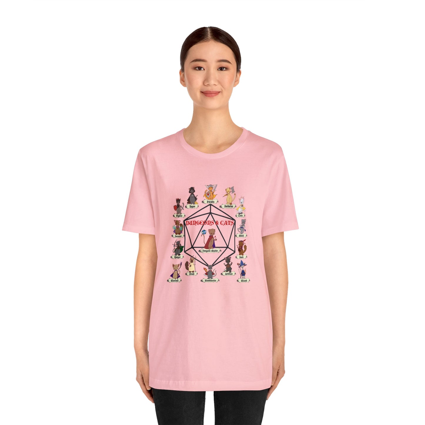 Dungeons & Cats - Bella & Canvas Unisex Jersey Short Sleeve Tee