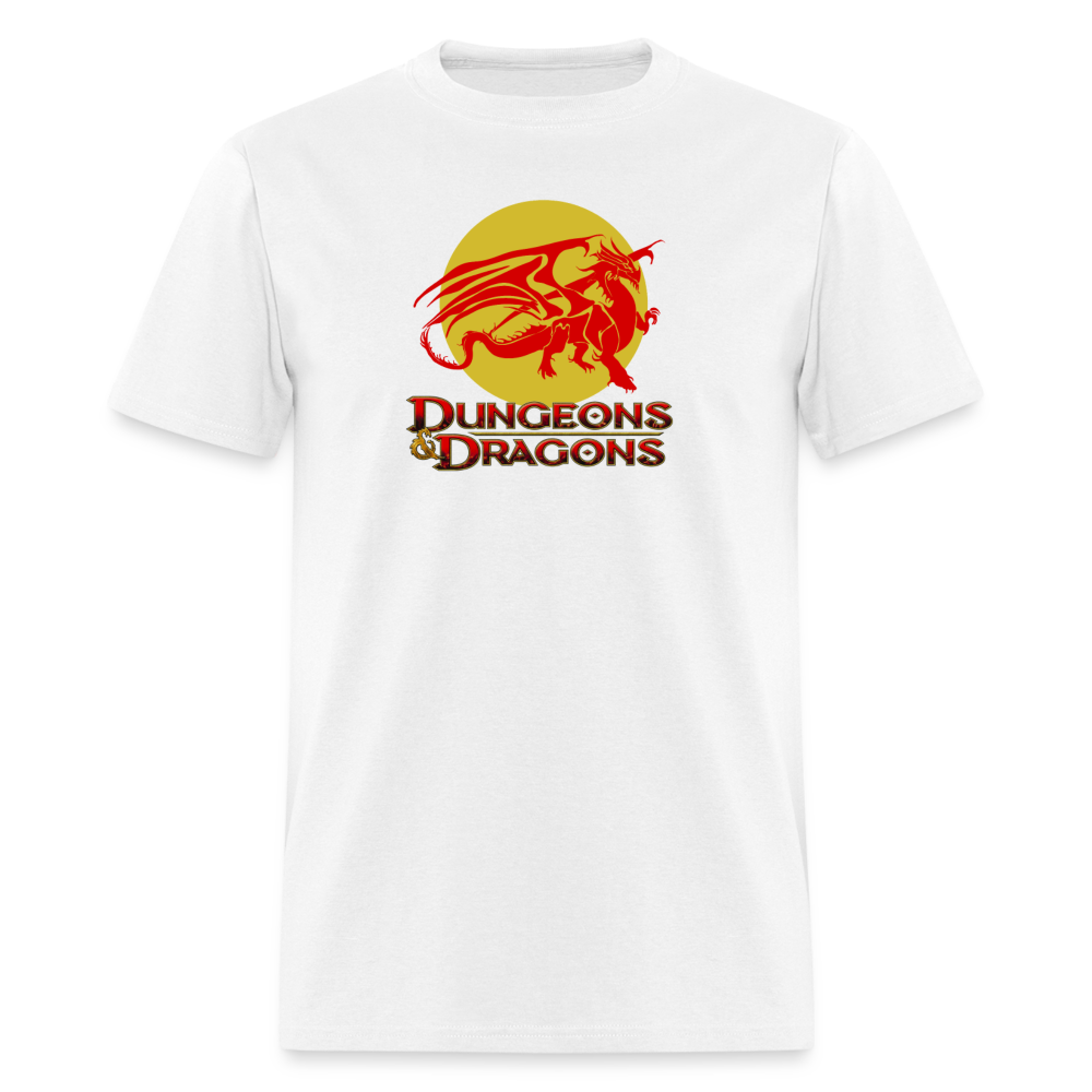 Ancient Red Dragon D&D Unisex Classic T-Shirt - white