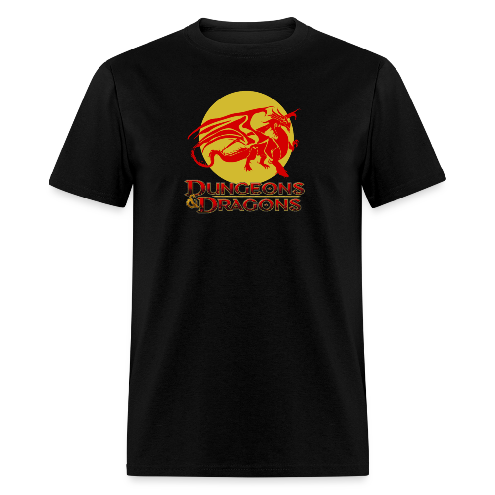 Ancient Red Dragon D&D Unisex Classic T-Shirt - black