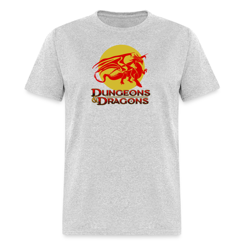 Ancient Red Dragon D&D Unisex Classic T-Shirt - heather gray