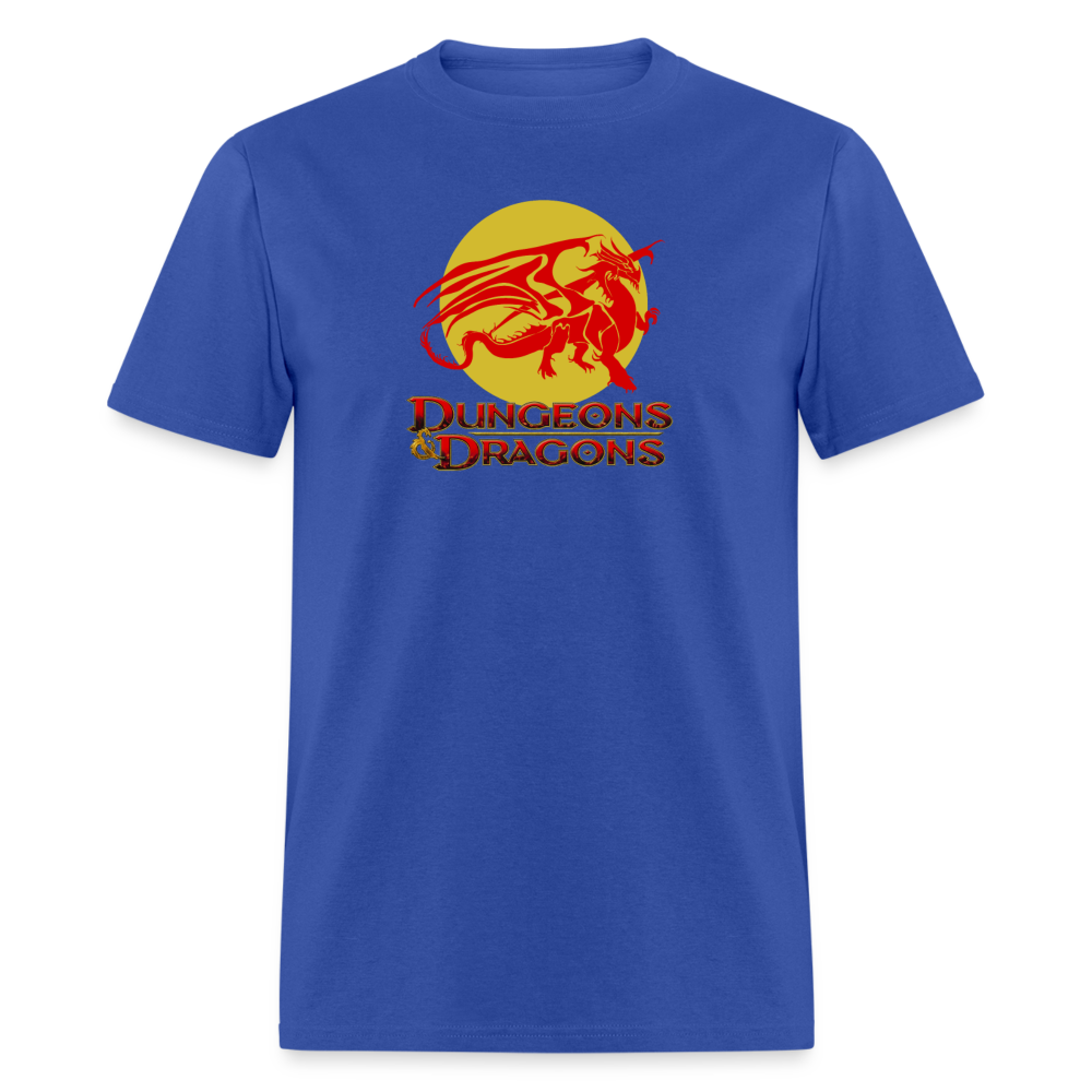 Ancient Red Dragon D&D Unisex Classic T-Shirt - royal blue