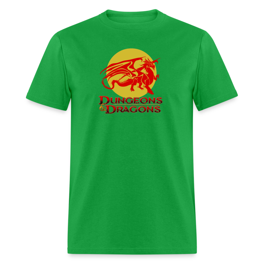 Ancient Red Dragon D&D Unisex Classic T-Shirt - bright green