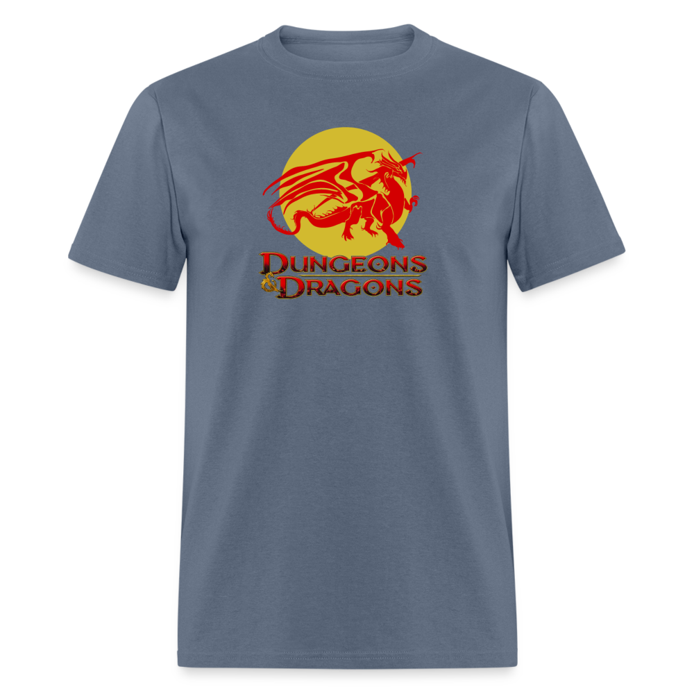 Ancient Red Dragon D&D Unisex Classic T-Shirt - denim