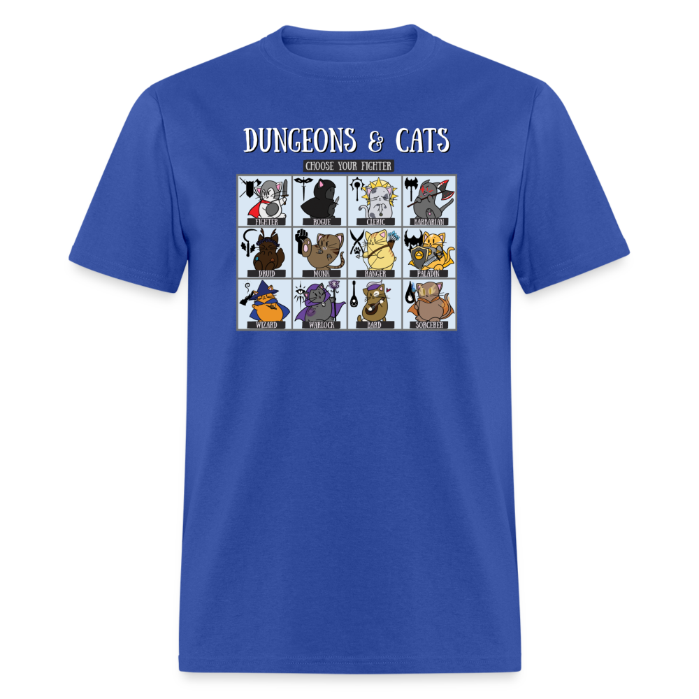 Dungeons & Cats Unisex Classic T-Shirt - royal blue