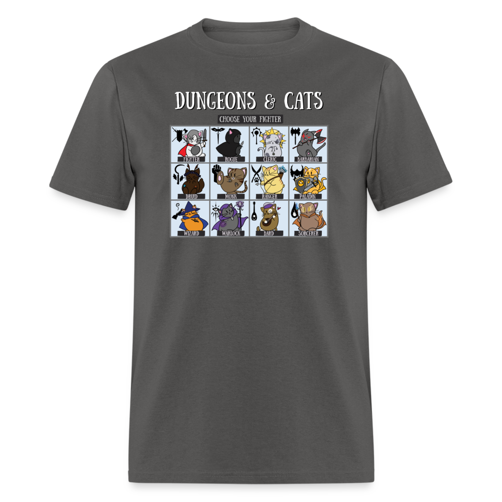 Dungeons & Cats Unisex Classic T-Shirt - charcoal