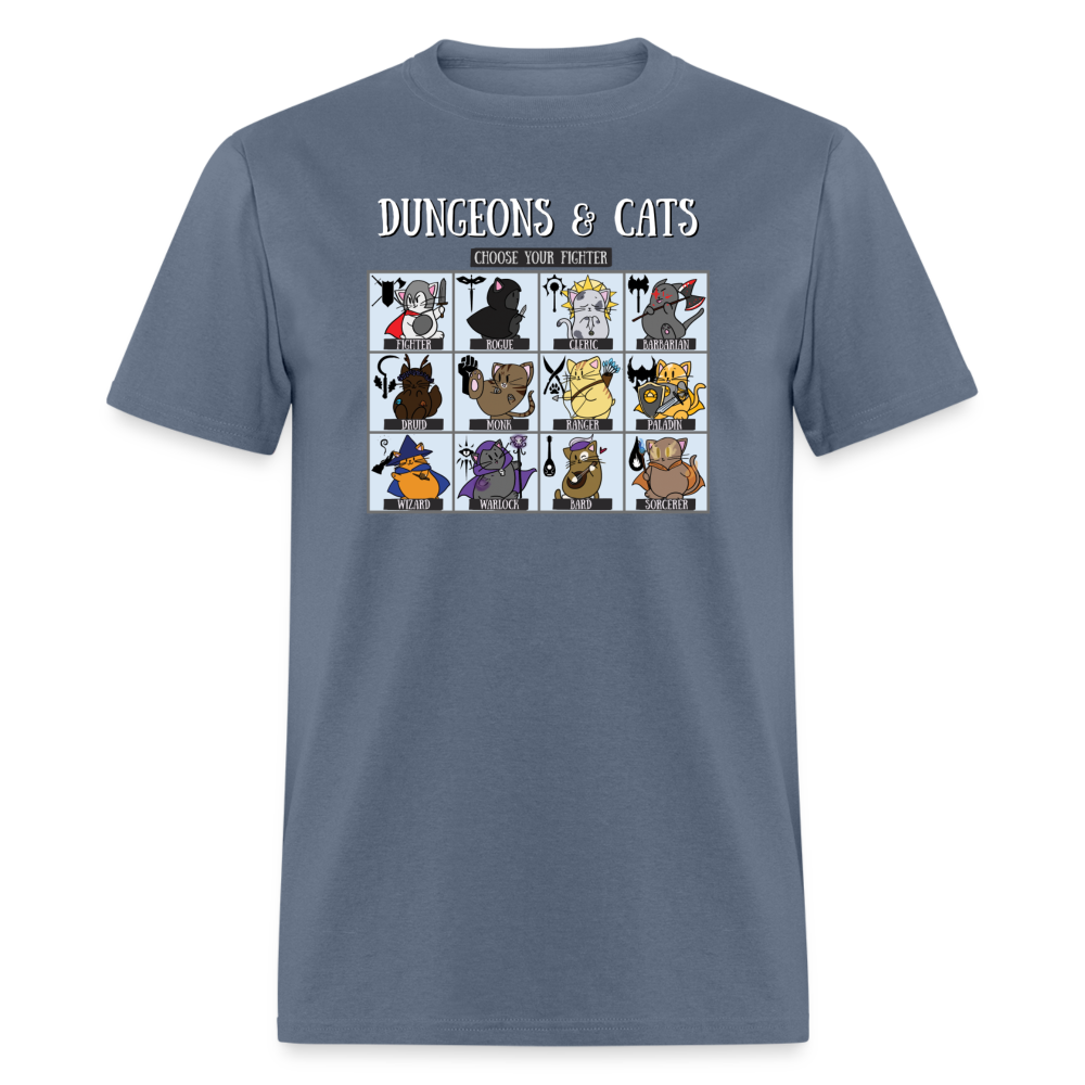 Dungeons & Cats Unisex Classic T-Shirt - denim
