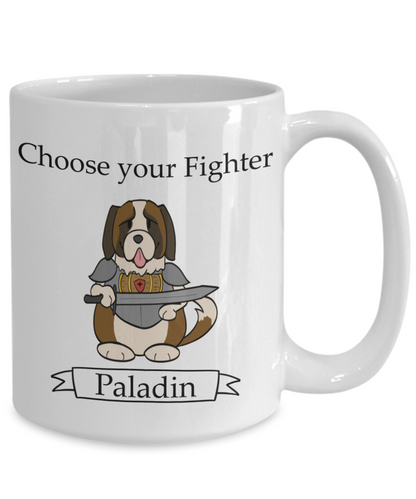 Paladin - Dungeons & Dogs - 11oz / 15oz Ceramic Coffee Mug