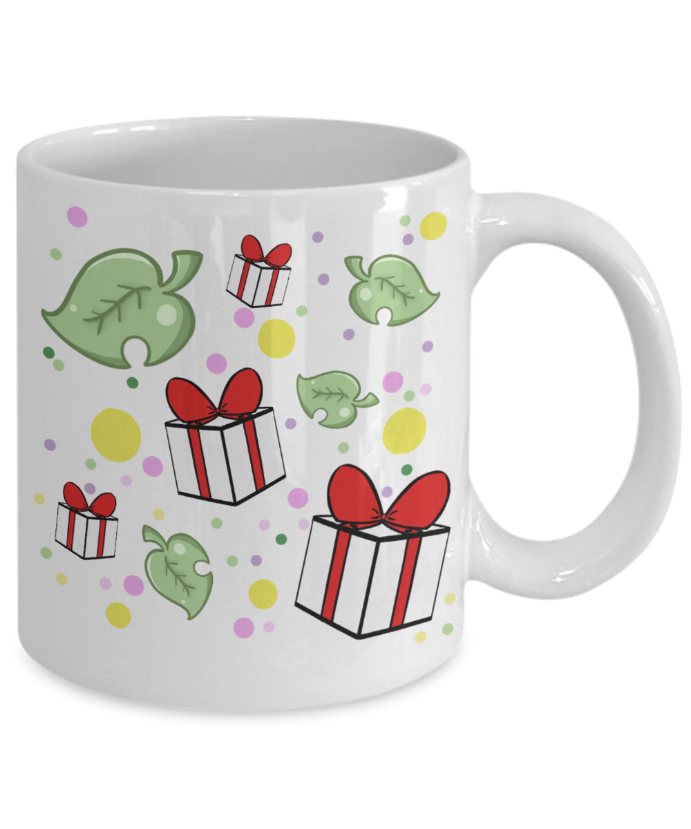 Showered with Gifts Animal Crossing - 11oz / 15oz Ceramic Coffee Mug