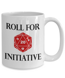 Roll for Initiative Dungeons and Dragons Mug