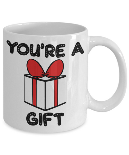 You're a Gift Animal Crossing - 11oz / 15oz Ceramic Coffee Mug