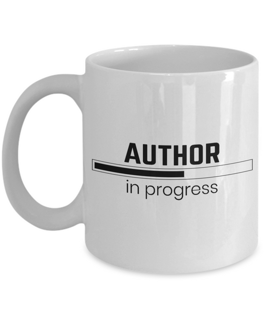 Author in Progress - 11oz / 15oz Ceramic Coffee Mug
