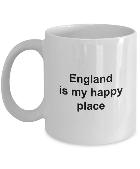 England is My Happy Place - 11oz / 15oz Ceramic Coffee Mug