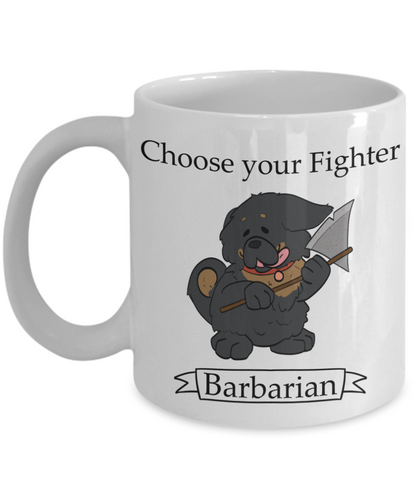 Barbarian - Dungeons & Dogs - 11oz / 15oz Ceramic Coffee Mug
