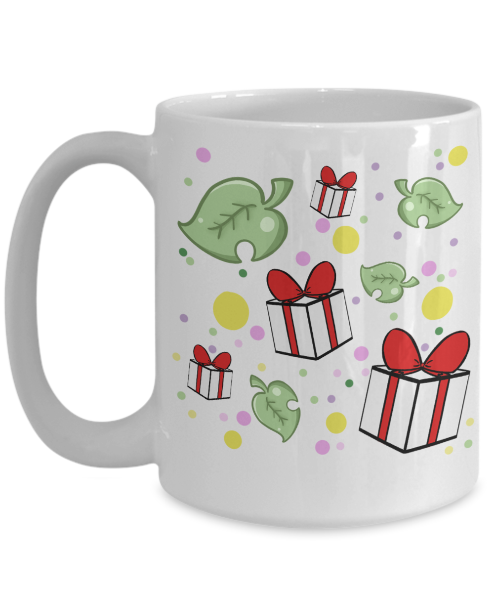 Showered with Gifts Animal Crossing - 11oz / 15oz Ceramic Coffee Mug