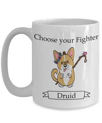 Druid - Dungeons & Dogs - 11oz / 15oz Ceramic Coffee Mug