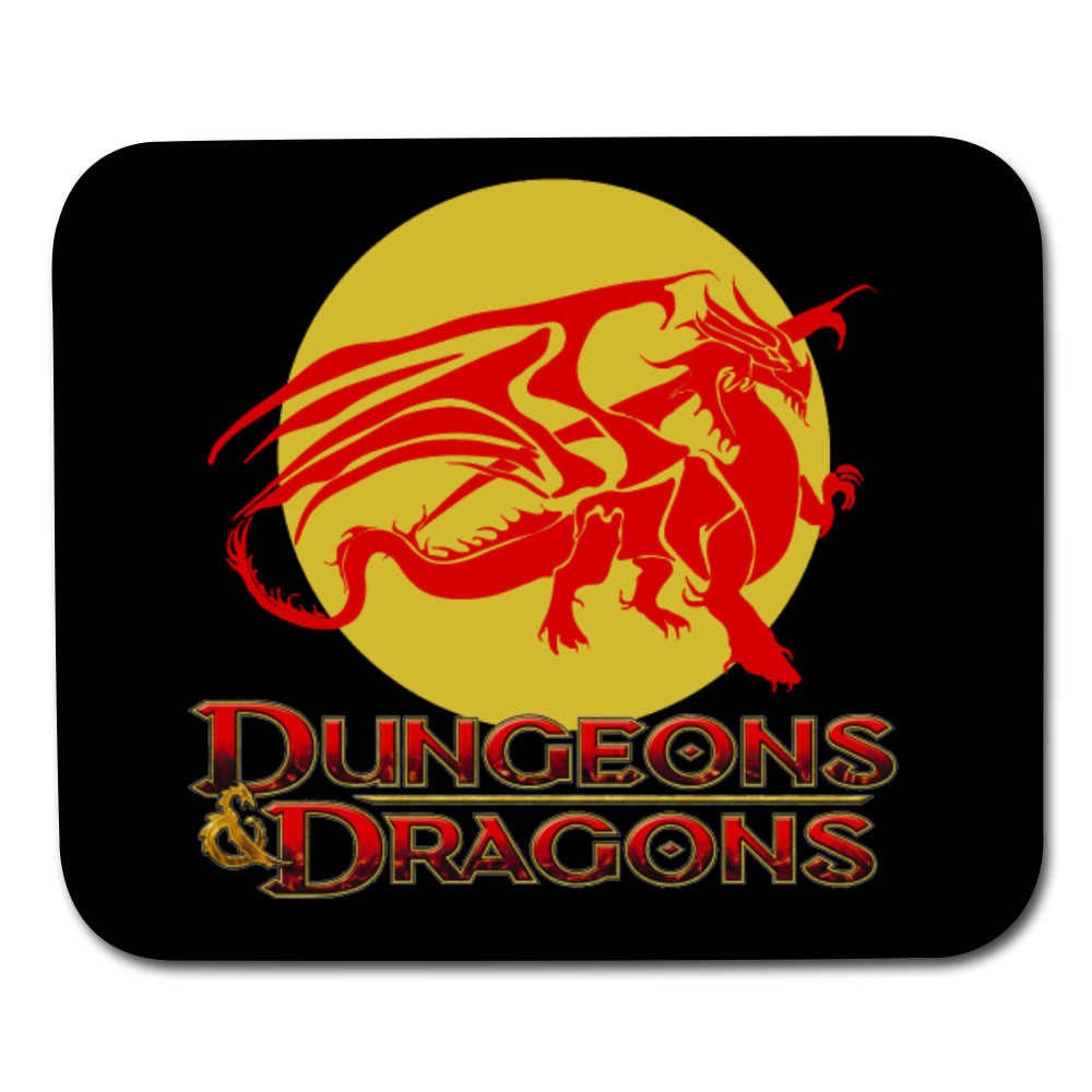 Dungeons and Dragons Ancient Red Dragon Mouse Pad - white