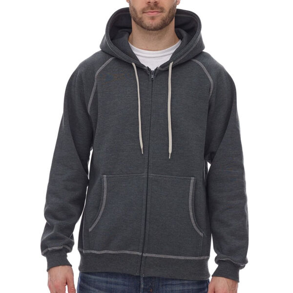 Extra Heavy Full-Zip Hooded Sweatshirt Thumbnail