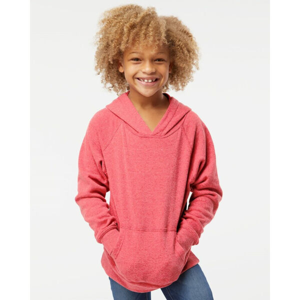 Youth Lightweight Special Blend Raglan Hooded Sweatshirt Thumbnail
