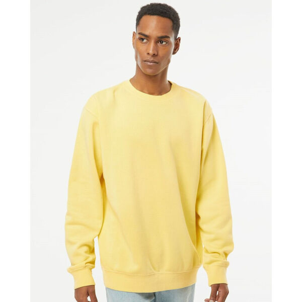 Unisex Midweight Pigment-Dyed Crewneck Sweatshirt Thumbnail