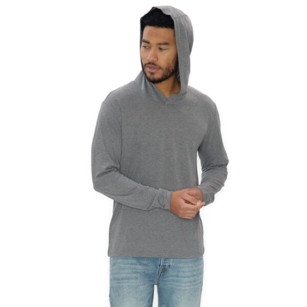 KOI® ELEMENT TRIBLEND LONG SLEEVE HOODED TEE Thumbnail