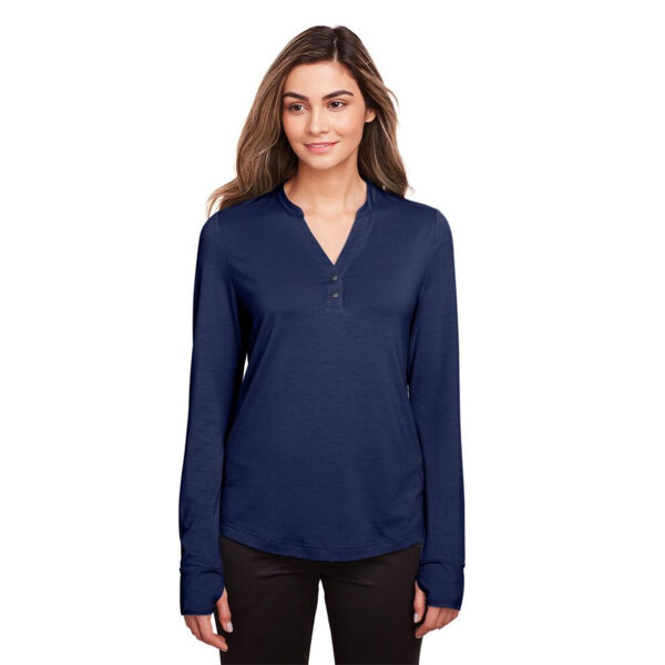 Women's JAQ Stretch Performance V-Neck Snap Pullover Thumbnail