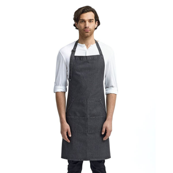 Jeans Stitch Denim Bib Apron Thumbnail