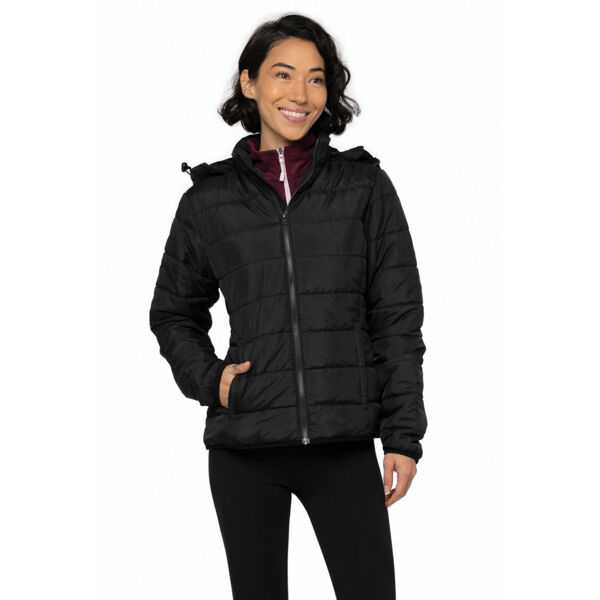 DRYFRAME® ESSENTIAL HOODED INSULATED LADIES' JACKET Thumbnail