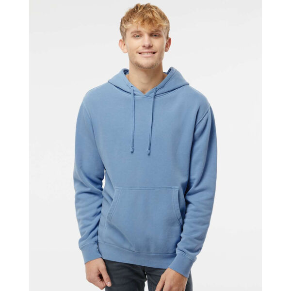 Unisex Midweight Pigment-Dyed Hooded Sweatshirt Thumbnail