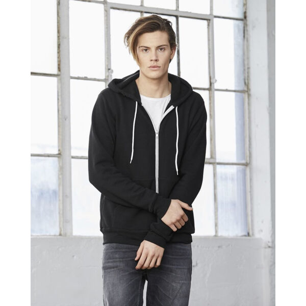 Unisex Sponge Fleece Full-Zip Hoodie Sweatshirt Thumbnail