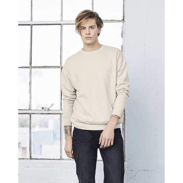 Unisex Sponge Fleece Drop Shoulder Crewneck Sweatshirt Thumbnail