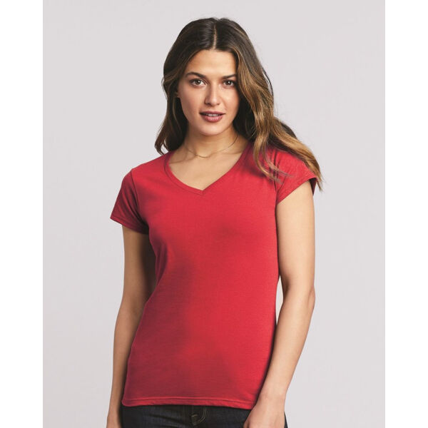Softstyle® Women’s V-Neck T-Shirt Thumbnail