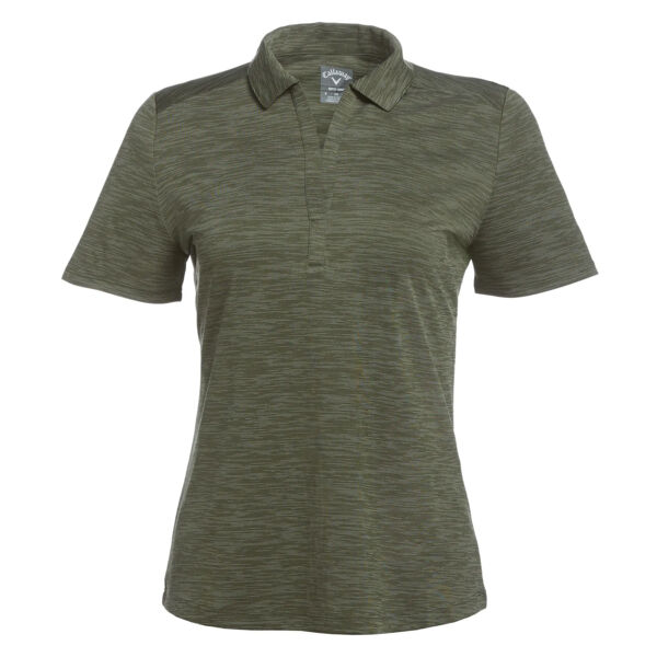 CALLAWAY BROKEN STRIPE TEXTURE LADIES' POLO Thumbnail